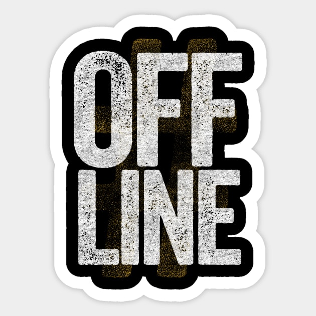 Get Offline Break Free Unplug Sticker by Hashtagified